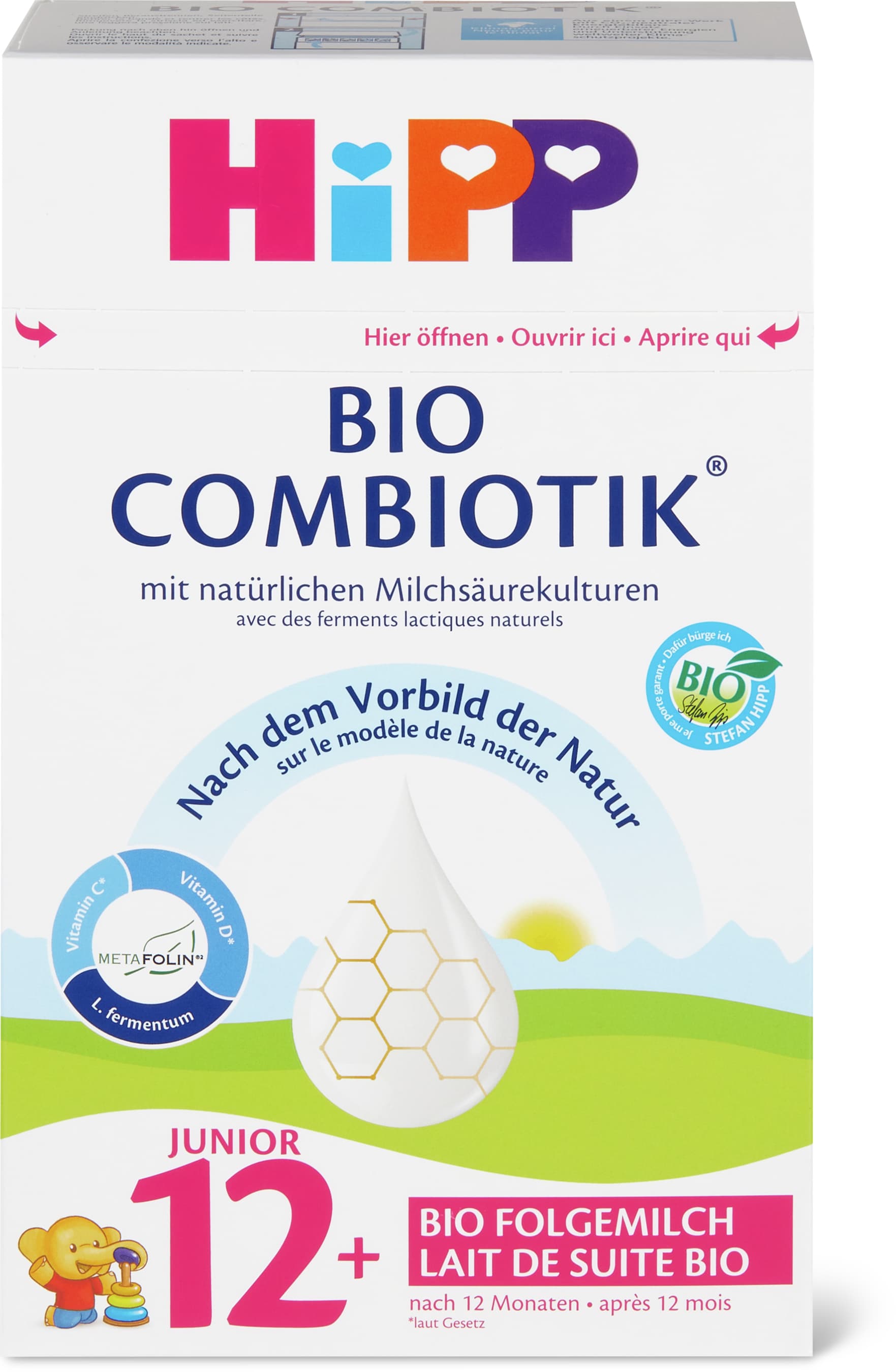 Hipp Lait de suite Combiotik Junior 12+ 600g
